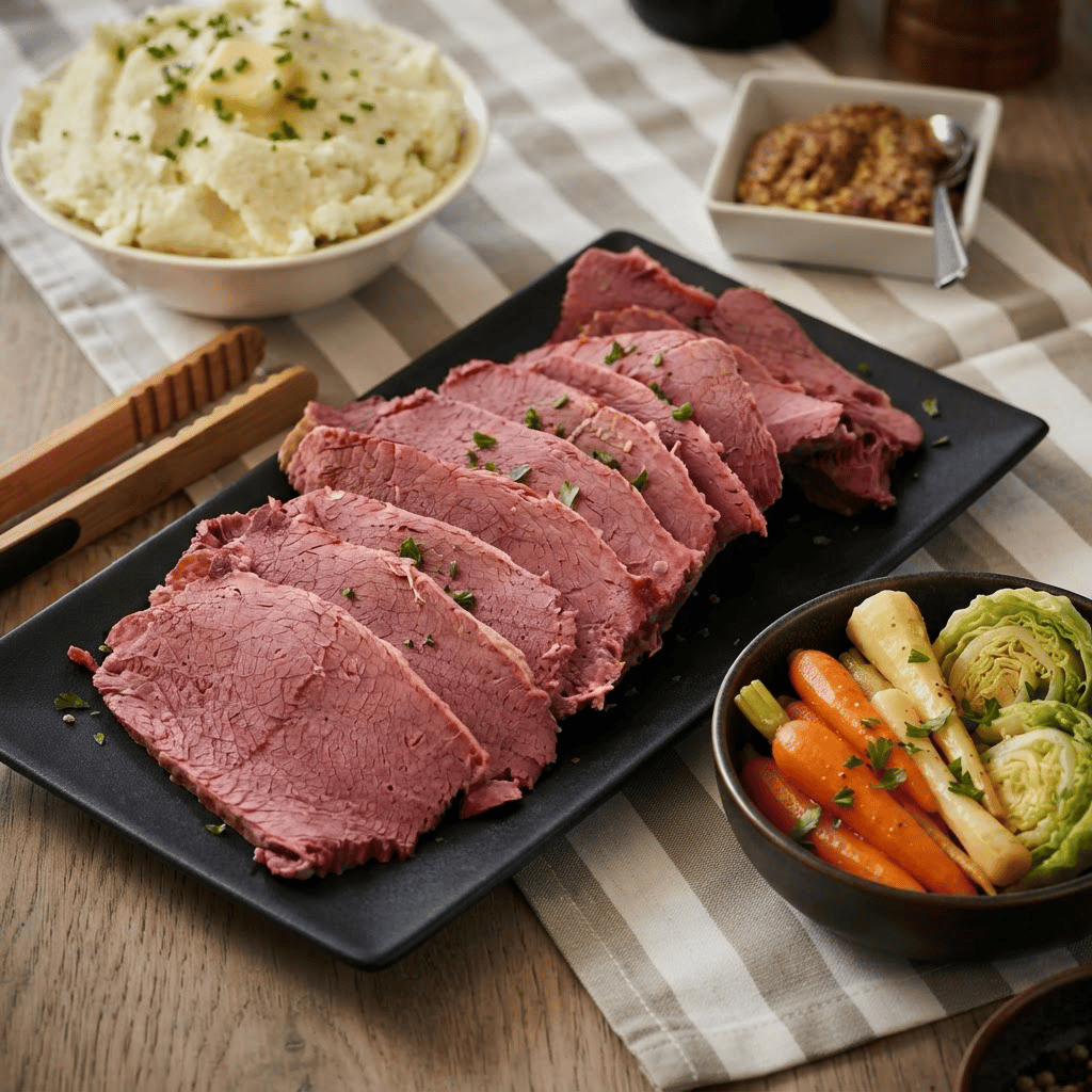 Cooked sliced beef from UK halal supplier