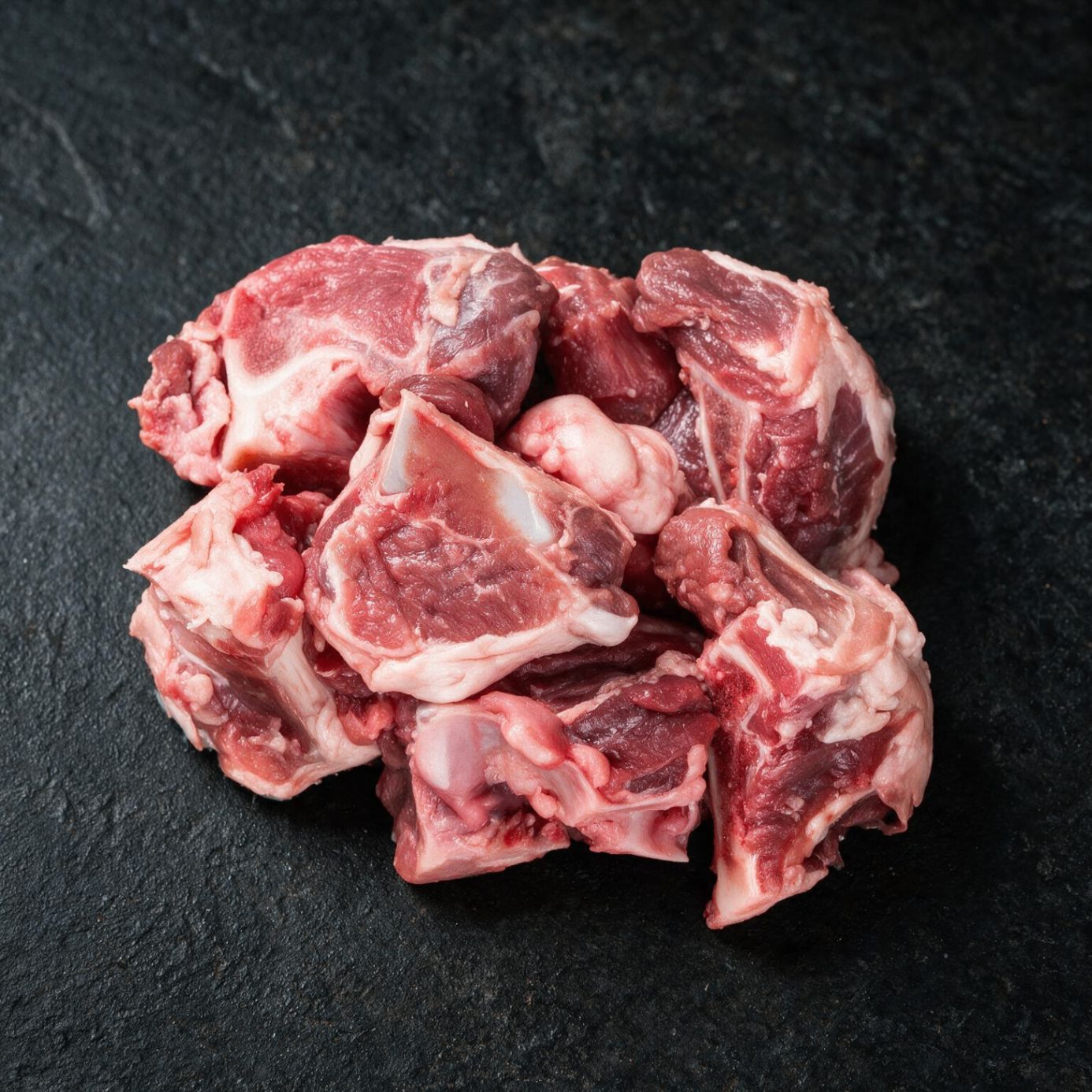 Raw Goat Meat Diced For Stew With Bone halal frozen UK supplier