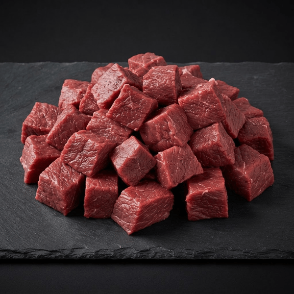 Black Angus Diced Beef halal beef UK supplier