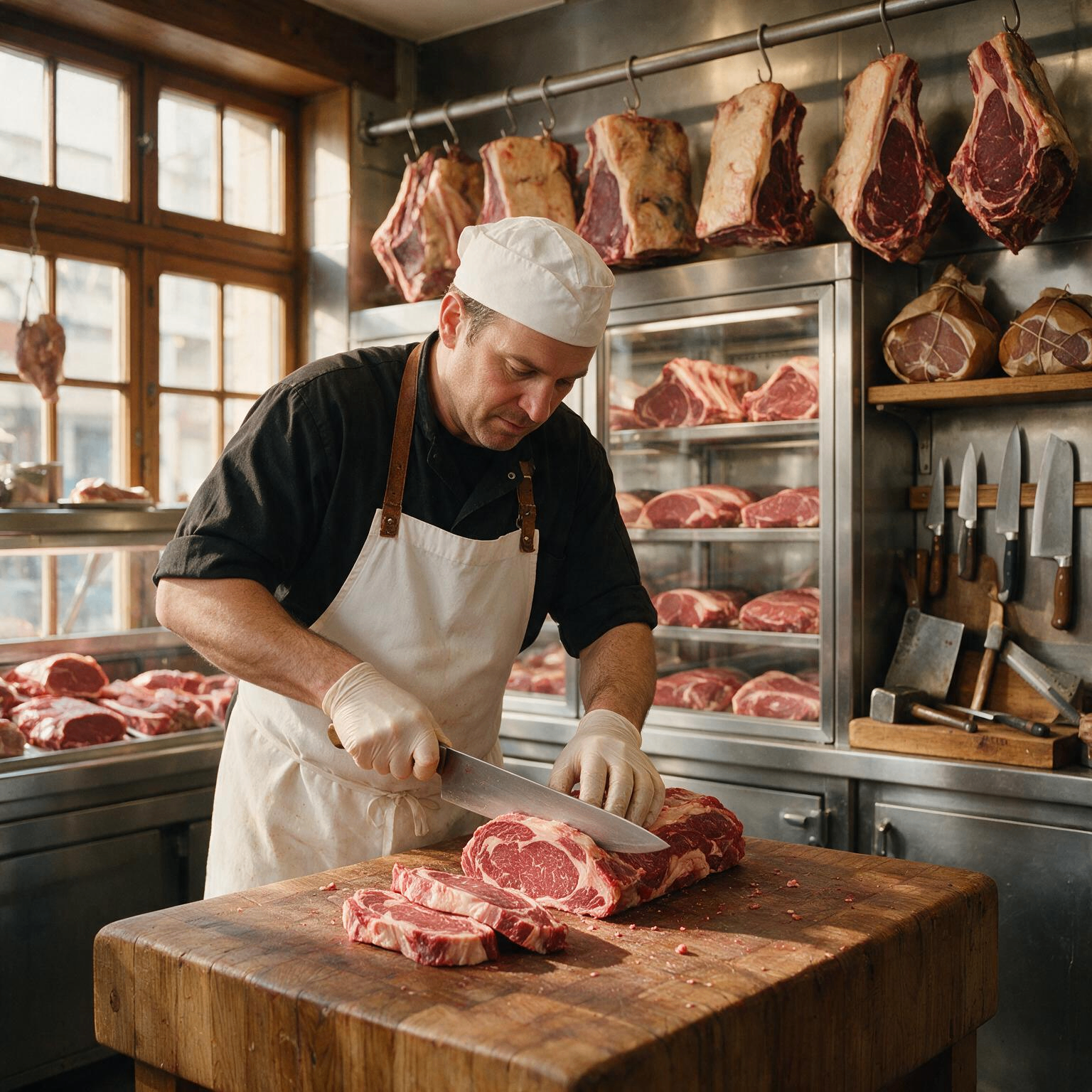 Wholesale meat preparation