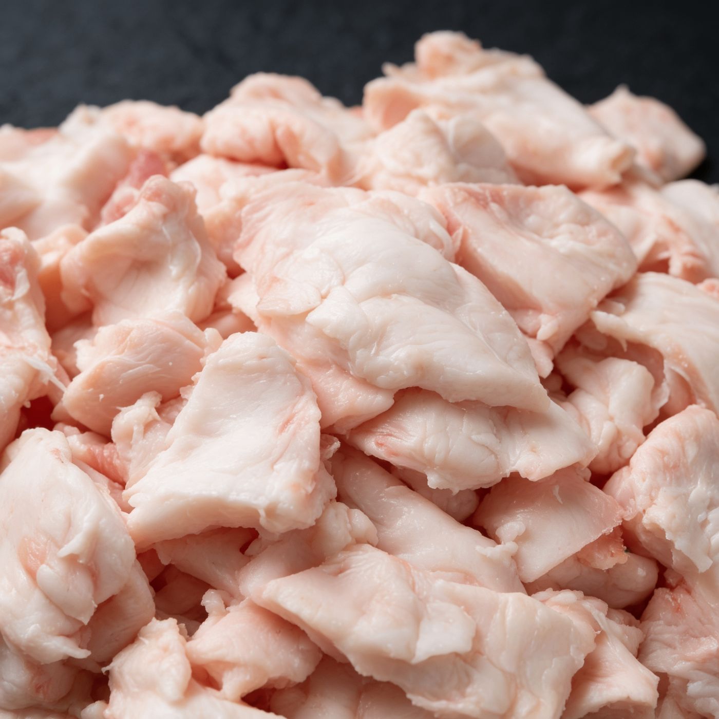 Close-up of halal beef marbling from UK supplier
